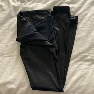 Spanx Mama Faux Leather Leggings